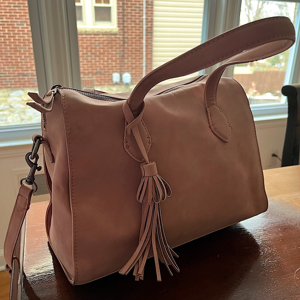 Universal Thread pink suede Target handbag